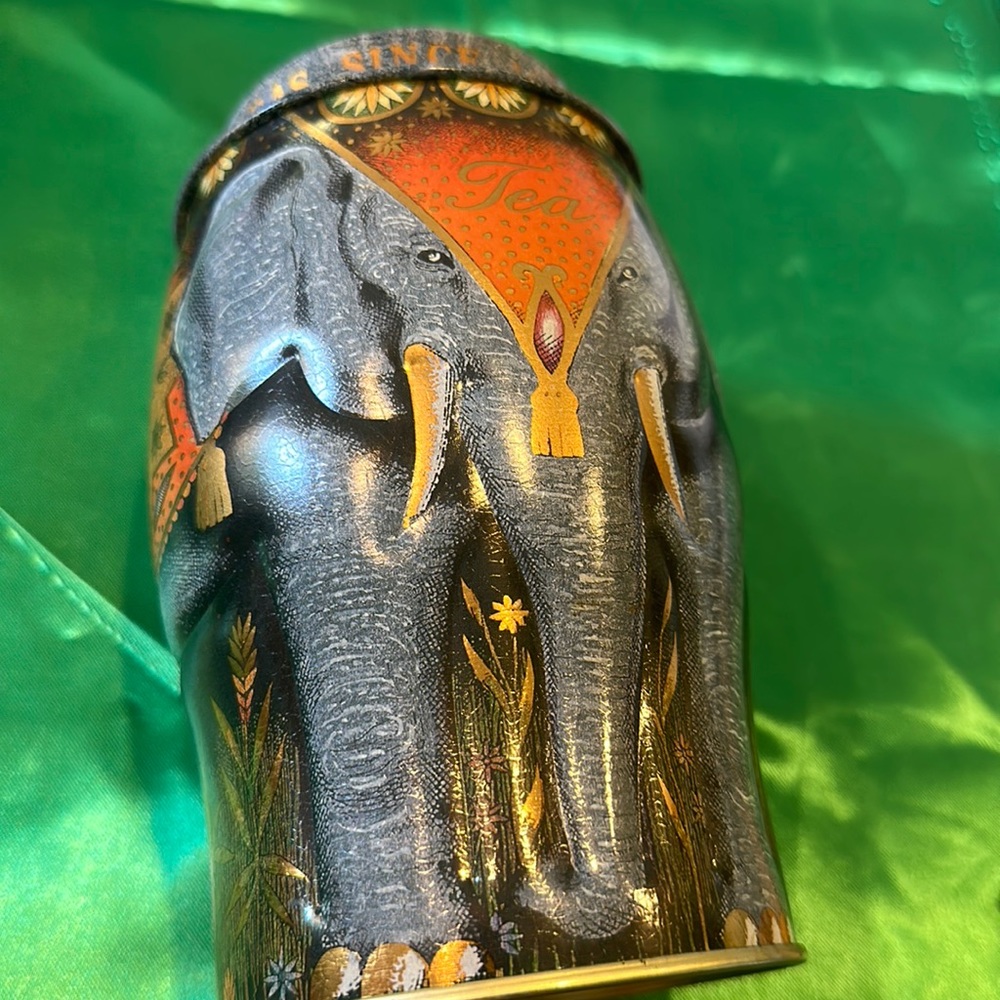 Vintage Williamson & Magor Fine Tea Elephant Tin (Empty)